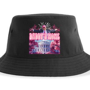 Trump Firework Pink DaddyS Home Trump 2024 Sustainable Bucket Hat