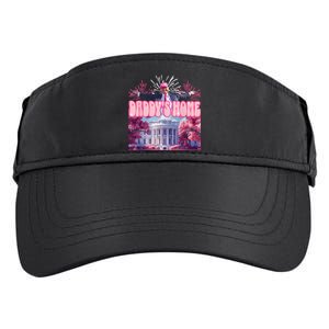 Trump Firework Pink DaddyS Home Trump 2024 Adult Drive Performance Visor