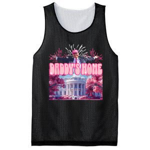 Trump Firework Pink DaddyS Home Trump 2024 Mesh Reversible Basketball Jersey Tank