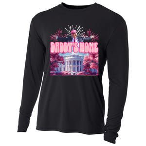 Trump Firework Pink DaddyS Home Trump 2024 Cooling Performance Long Sleeve Crew