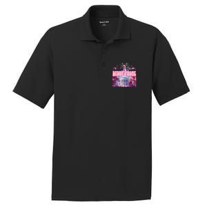 Trump Firework Pink DaddyS Home Trump 2024 PosiCharge RacerMesh Polo