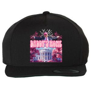 Trump Firework Pink DaddyS Home Trump 2024 Wool Snapback Cap