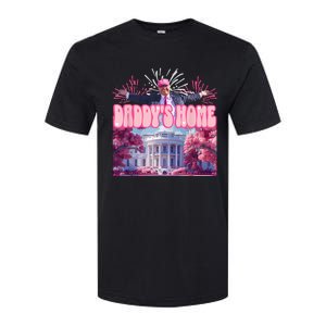 Trump Firework Pink DaddyS Home Trump 2024 Softstyle CVC T-Shirt