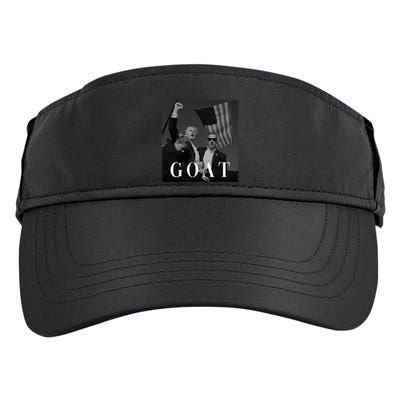 Trump Fist Pump Butler Rally Patriotic Goat Trump Adult Drive Performance Visor