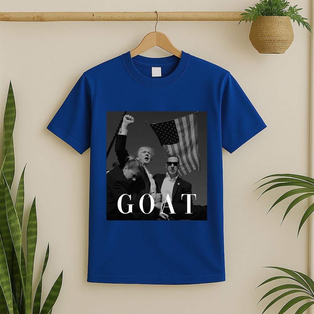 Trump Fist Pump Butler Rally Patriotic Goat Trump T-Shirt
