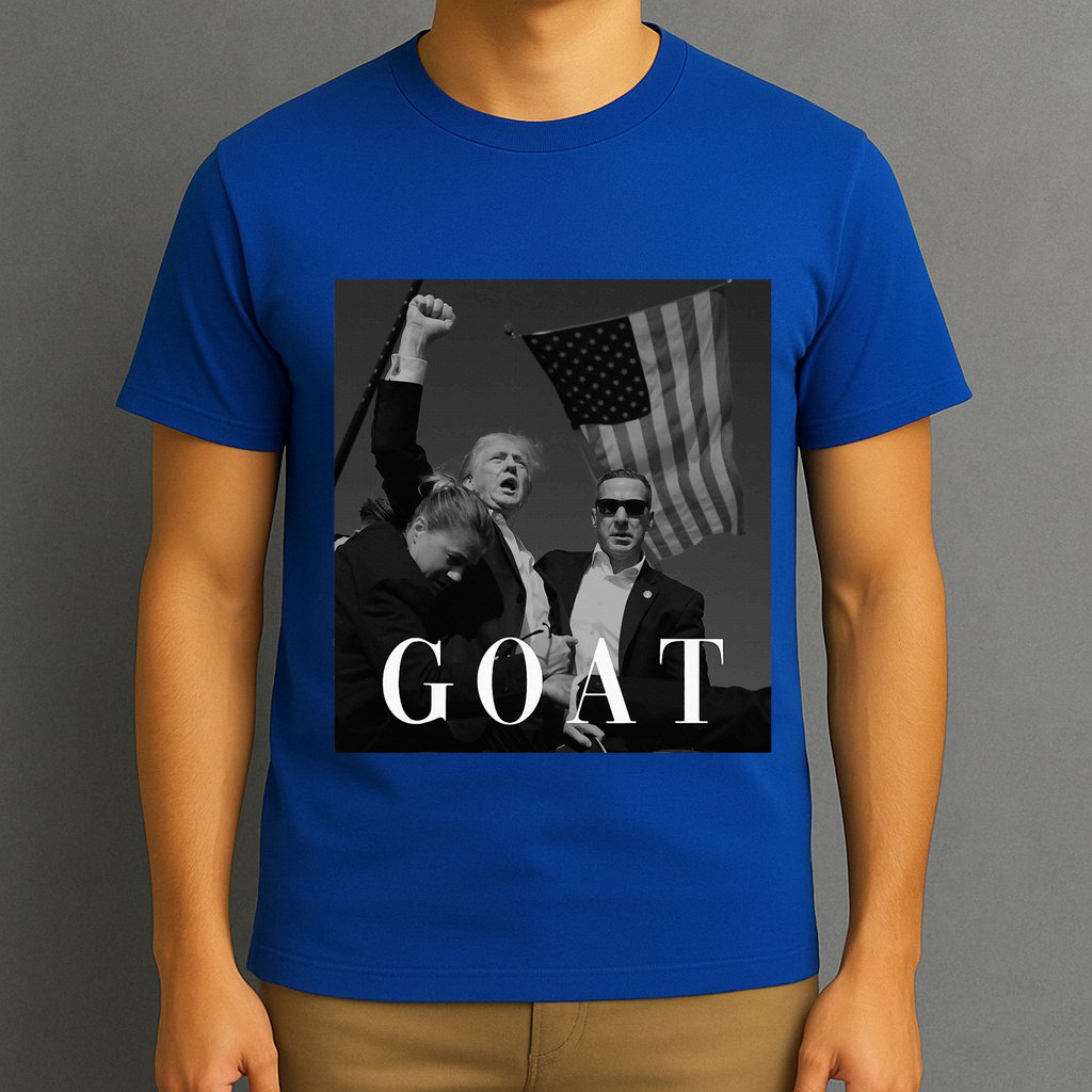 Trump Fist Pump Butler Rally Patriotic Goat Trump T-Shirt