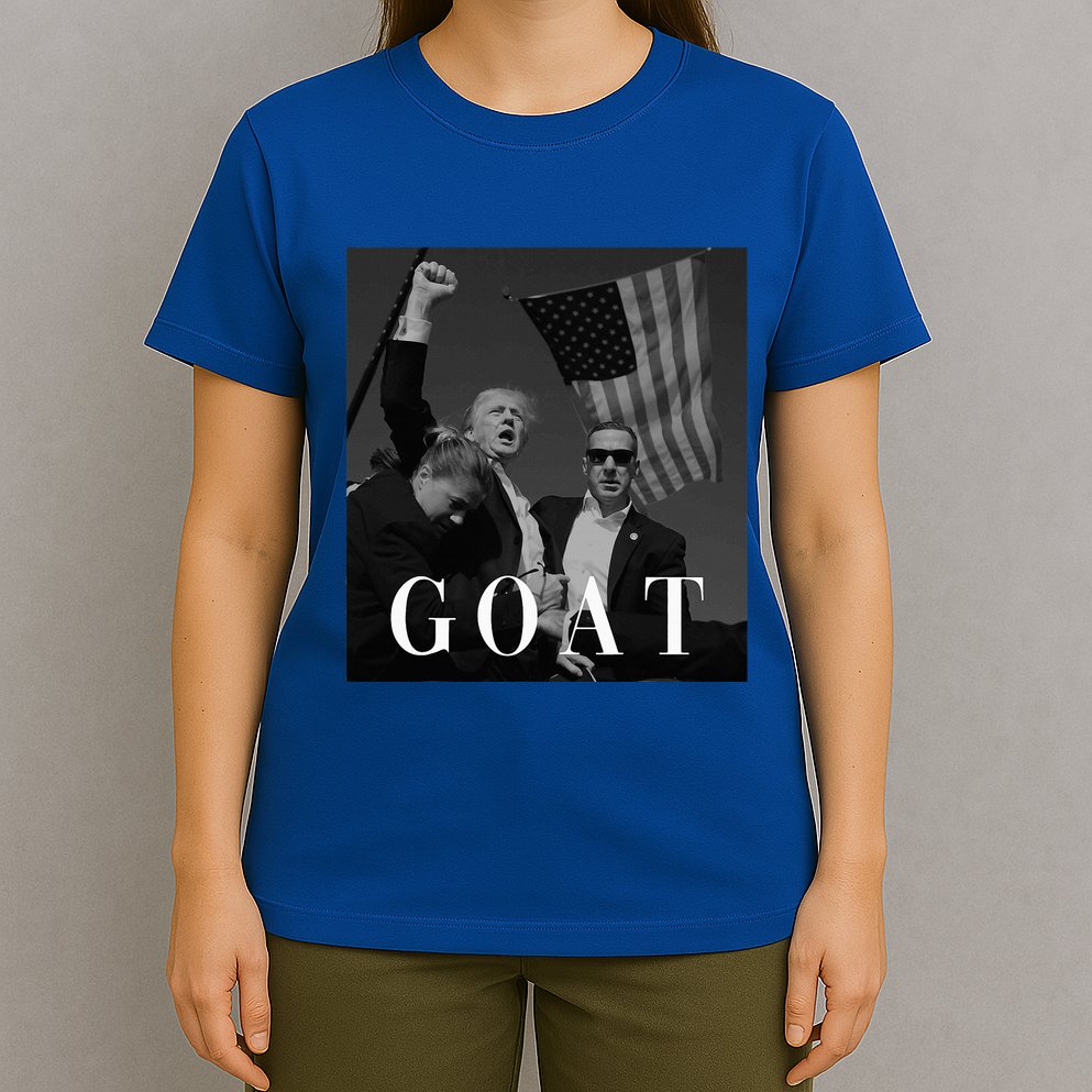 Trump Fist Pump Butler Rally Patriotic Goat Trump T-Shirt