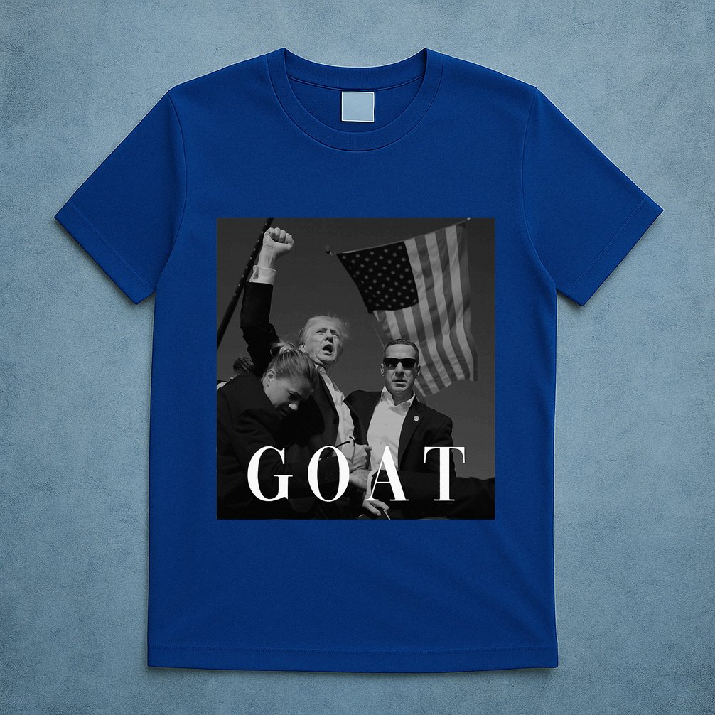 Trump Fist Pump Butler Rally Patriotic Goat Trump T-Shirt