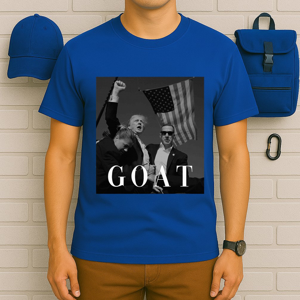 Trump Fist Pump Butler Rally Patriotic Goat Trump T-Shirt
