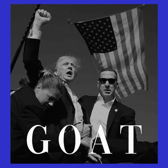 Trump Fist Pump Butler Rally Patriotic Goat Trump T-Shirt