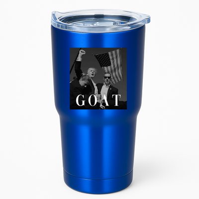 Trump Fist Pump Butler Rally Patriotic Goat Trump Tumbler