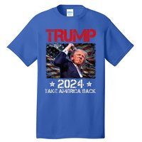 Trump Fist Pump Shot At Trump 2024 Trump Survives Rally Premium Tall T-Shirt