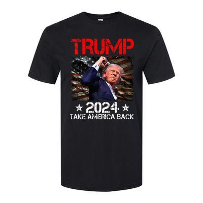 Trump Fist Pump Shot At Trump 2024 Trump Survives Rally Premium Softstyle CVC T-Shirt