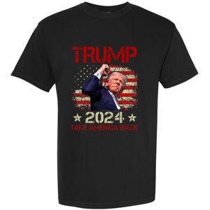 Trump Fist Pump Shot At Trump 2024 Trump Survives Rally Garment-Dyed Heavyweight T-Shirt