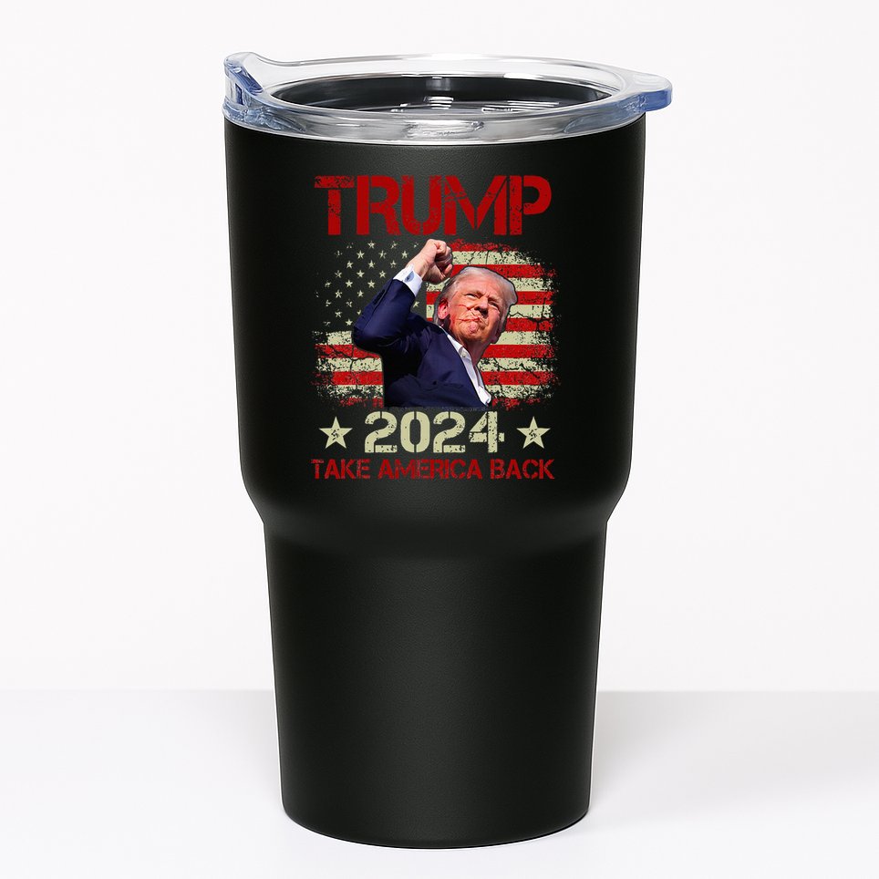 Trump Fist Pump Shot At Trump 2024 Trump Survives Rally Tumbler