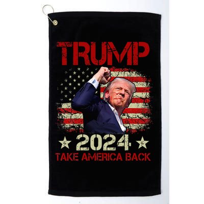 Trump Fist Pump Shot At Trump 2024 Trump Survives Rally Golf Towel