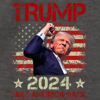 Trump Fist Pump Shot At Trump 2024 Trump Survives Rally Vector Backpack