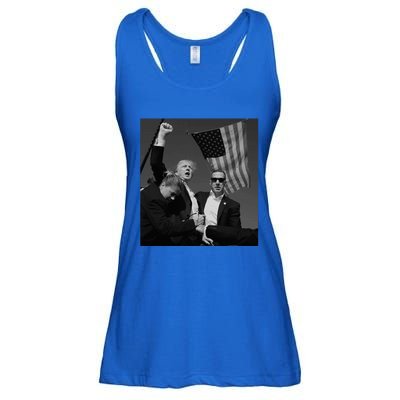 Trump Fist Pump Ladies Essential Flowy Tank