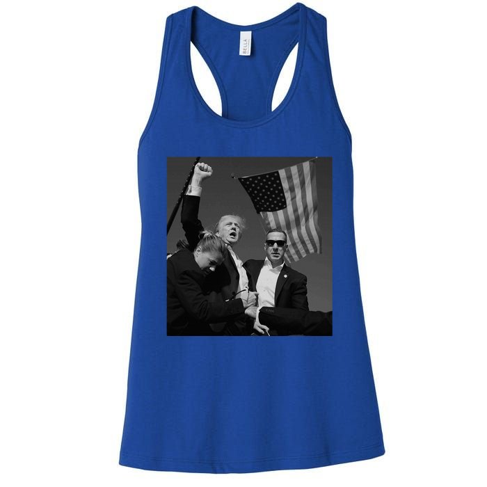 Trump Fist Pump Women's Racerback Tank