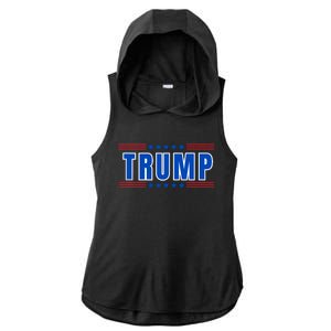 Trump For President Trump 2024 2024 Trump President Tank Top Ladies PosiCharge Tri-Blend Wicking Draft Hoodie Tank