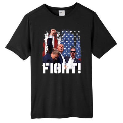 Trump First Pump Fight Tall Fusion ChromaSoft Performance T-Shirt