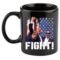 Trump First Pump Fight 11oz C Handle Ceramic Mug