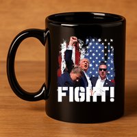Trump First Pump Fight 11oz C Handle Ceramic Mug