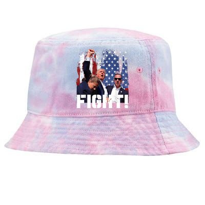 Trump First Pump Fight Tie-Dyed Bucket Hat