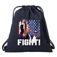 Trump First Pump Fight Drawstring Bag