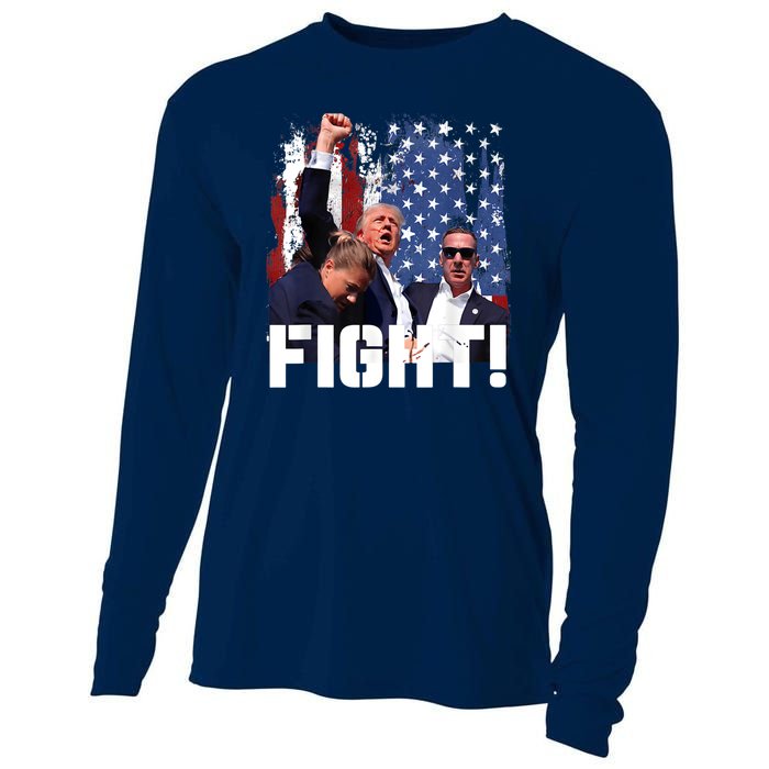 Trump First Pump Fight Cooling Performance Long Sleeve Crew