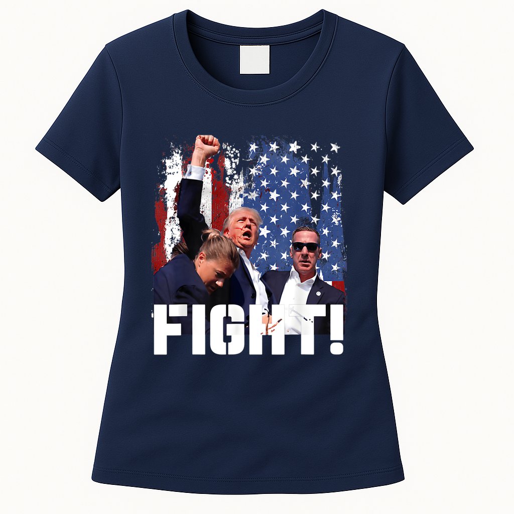Trump First Pump Fight Womens T-Shirt