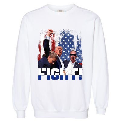 Trump First Pump Fight Garment-Dyed Sweatshirt
