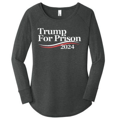 Trump For Prison 2024 Women's Perfect Tri Tunic Long Sleeve Shirt