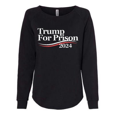 Trump For Prison 2024 Womens California Wash Sweatshirt