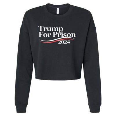 Trump For Prison 2024 Cropped Pullover Crew