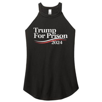 Trump For Prison 2024 Women's Perfect Tri Rocker Tank