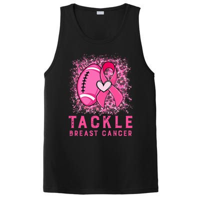 Tackle Football Pink Ribbon Breast Cancer Awareness PosiCharge Competitor Tank