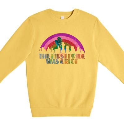 The First Pride Was A Riot Premium Crewneck Sweatshirt