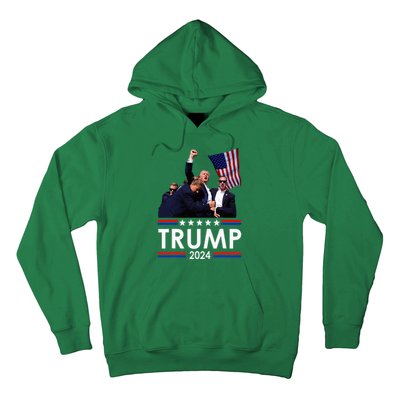 Trump Fist Pump Shot At Trump 2024 Hoodie