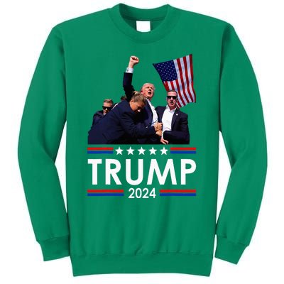 Trump Fist Pump Shot At Trump 2024 Sweatshirt