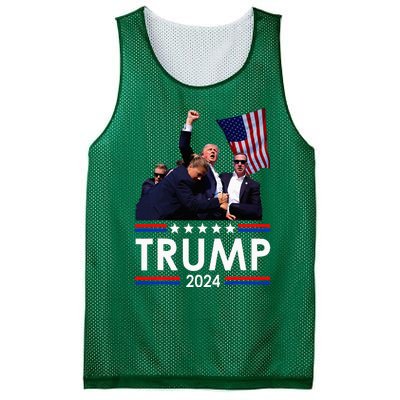 Trump Fist Pump Shot At Trump 2024 Mesh Reversible Basketball Jersey Tank