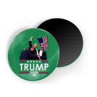 Trump Fist Pump Shot At Trump 2024 Magnet