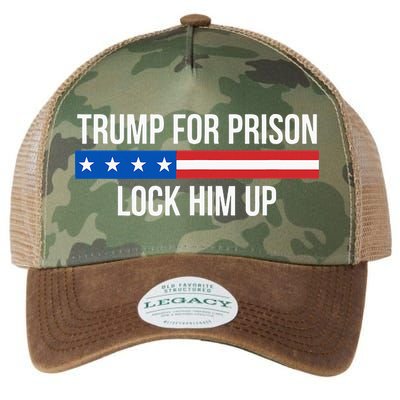 Trump For Prison Lock Him Up Legacy Tie Dye Trucker Hat