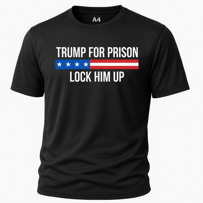 Trump For Prison Lock Him Up Cooling Performance Crew T-Shirt