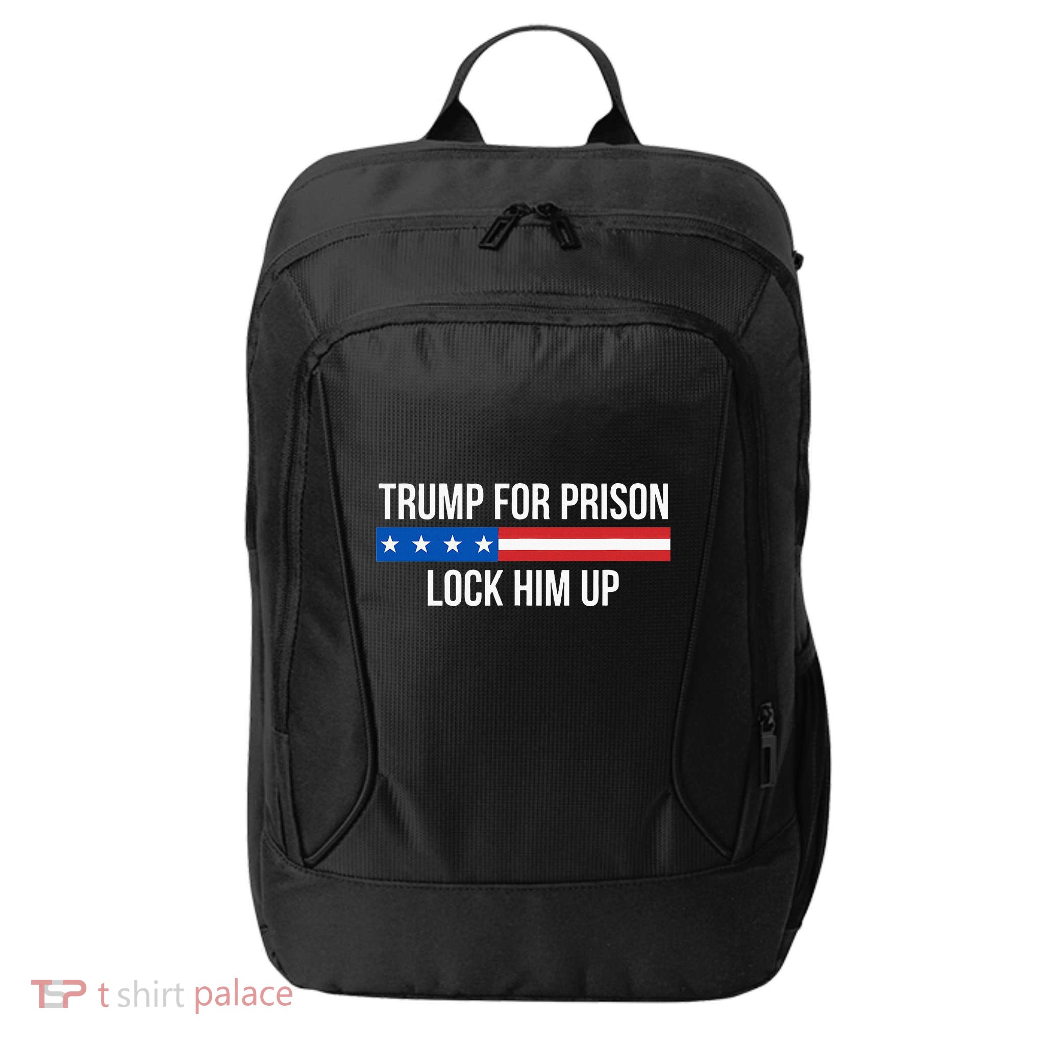 Trump For Prison Lock Him Up City Backpack
