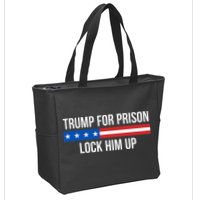 Trump For Prison Lock Him Up Zip Tote Bag