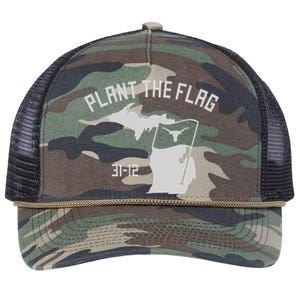 Texas Football Plant The Flag Retro Rope Trucker Hat Cap