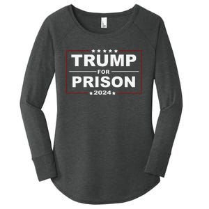 Trump For Prison 2024 Support Trump 4th Of July Women's Perfect Tri Tunic Long Sleeve Shirt