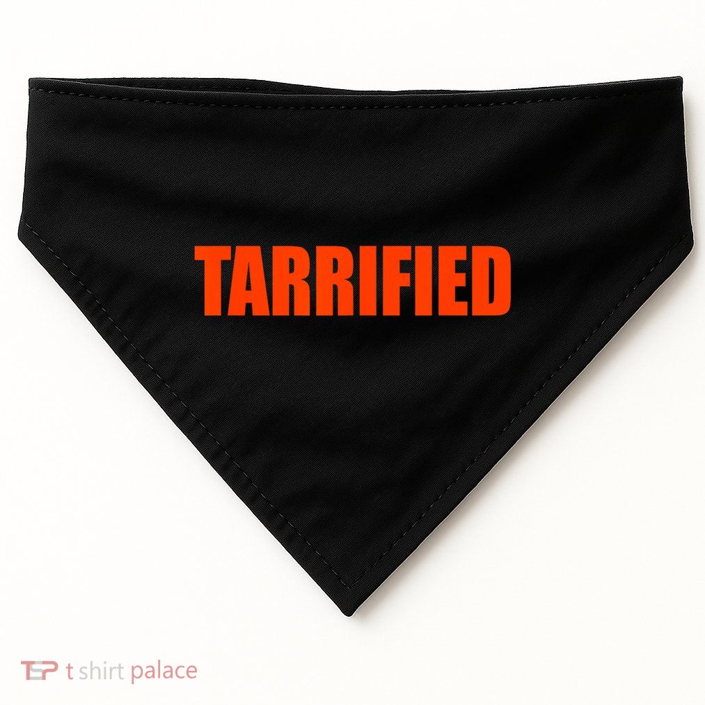 Tarrified Funny Political Humor  USA-Made Doggie Bandana