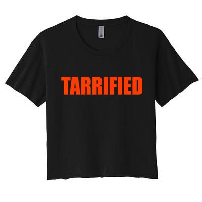 Tarrified Funny Political Humor  Crop Top